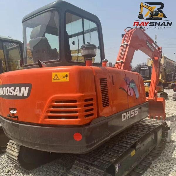 Used DOOSAN DH55 Excavator 5.5ton for sale Class-Leading Fuel Efficiency