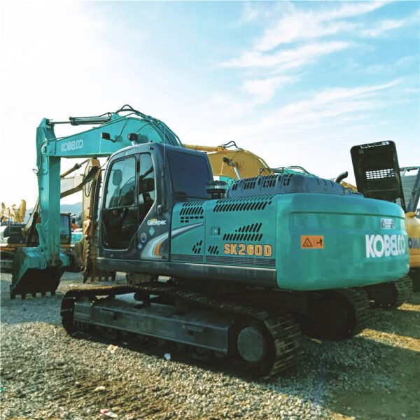 USED KOBELCO SK260 (6) Used KOBELCO SK260 Excavator 26ton for sale High-Durability Structure