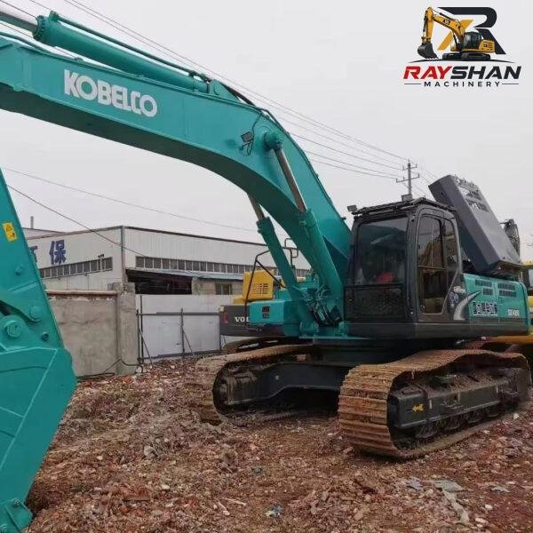 USED KOBELCO SK480 (5) Used KOBELCO SK480 Excavator 50ton for sale Heavy-Duty Undercarriage Stability