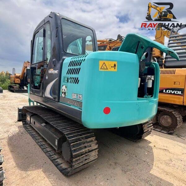 USED KOBELCO SK75 (6) Used KOBELCO SK75(2) Excavator 7.5ton for sale Excellent Fuel Economy