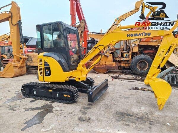 USED KOMATSU PC35 (3) Used KOMATSU PC35 Excavator 3.5ton for sale Precision Performance