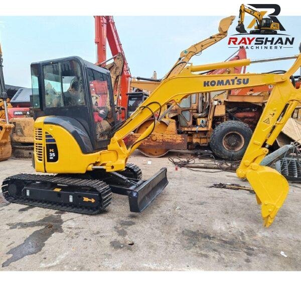 USED KOMATSU PC35 (6) Used KOMATSU PC35 Excavator 3.5ton for sale Precision Performance