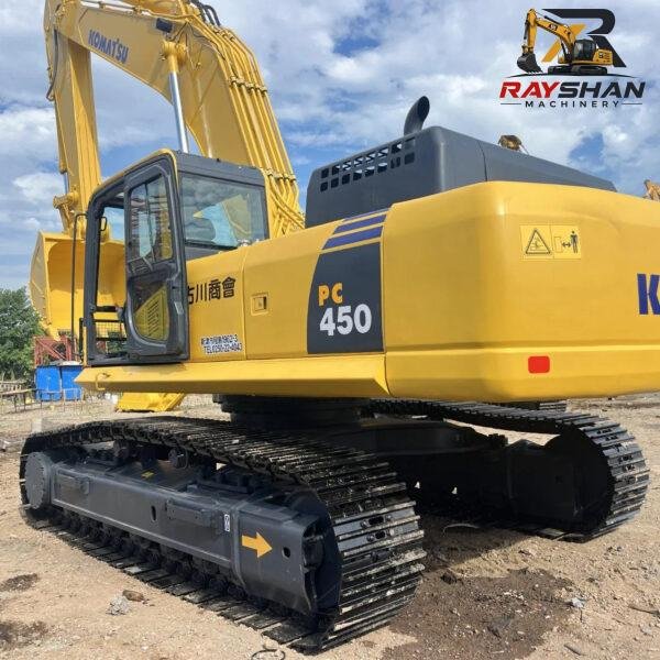 USED KOMATSU PC450 (5) Used KOMATSU PC450 Excavator 45ton for sale Mining-Grade Breakout Force