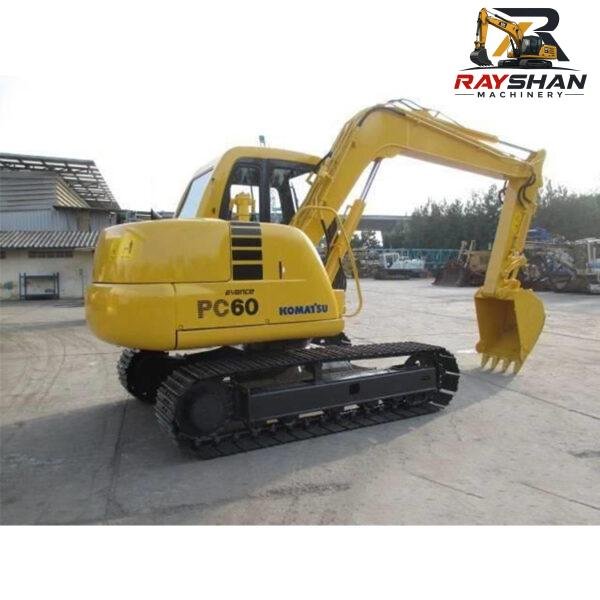 USED KOMATSU PC60 (4) Used KOMATSU PC60 Excavator 30ton for sale Precise Hydraulic Flow