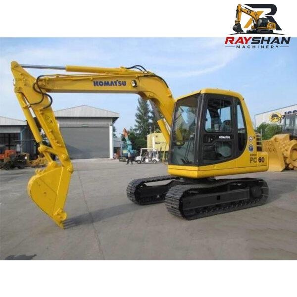 USED KOMATSU PC60 (5) Used KOMATSU PC60 Excavator 30ton for sale Precise Hydraulic Flow