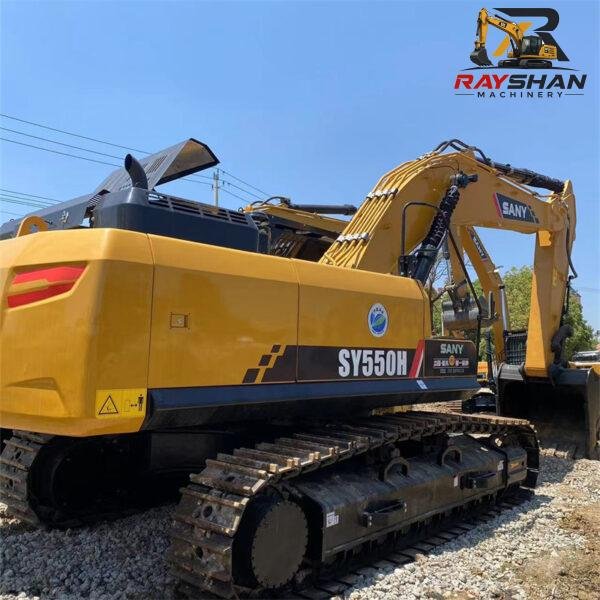 Used SANY 550H Excavator 55ton for sale fuel efficiency