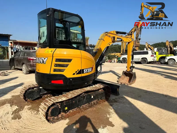 USED SANY SY35U (1) Used SANY SY35U Excavator 3.5ton for sale pre-installed breaker piping