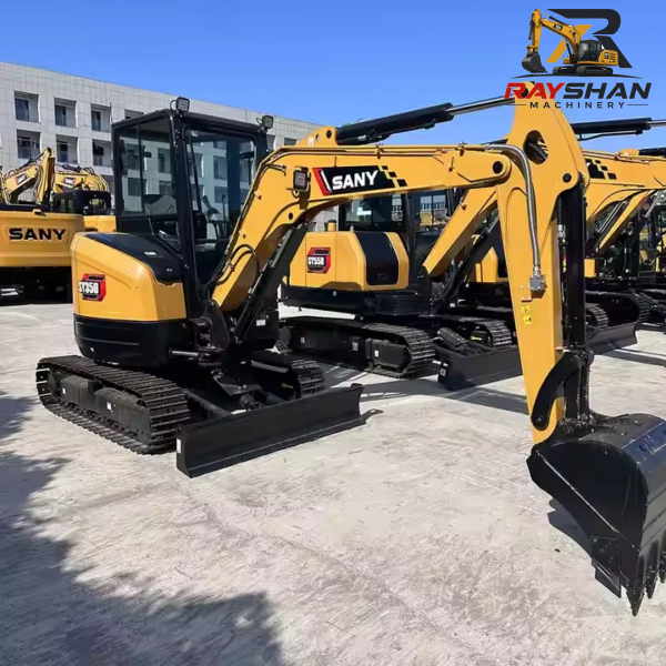 Used SANY SY35U Excavator 3.5ton for sale pre-installed breaker piping