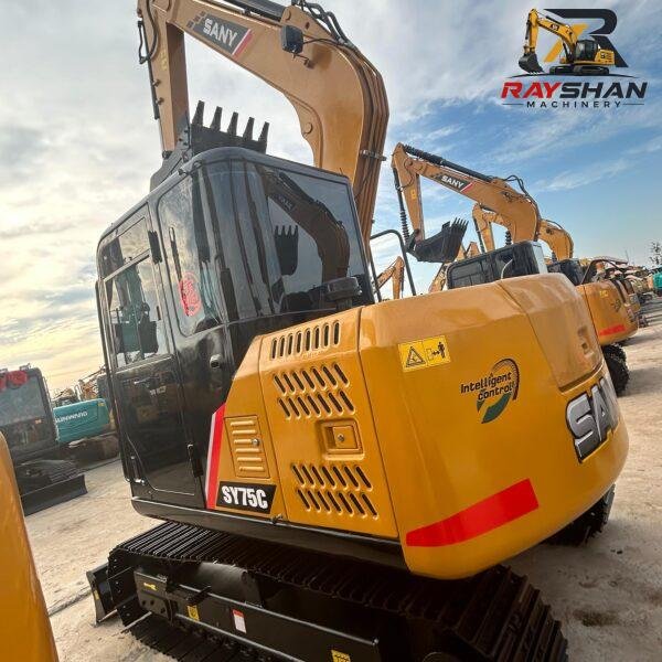USED SANY SY75C(1) Used SANY SY75C Excavator 7.5ton for sale Reinforced Robust Frame