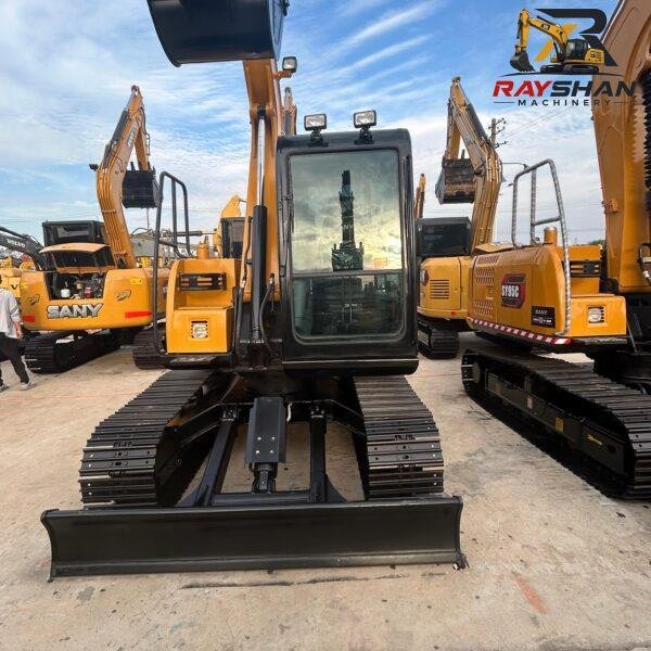 USED SANY SY75C(2) Used SANY SY75C Excavator 7.5ton for sale Reinforced Robust Frame