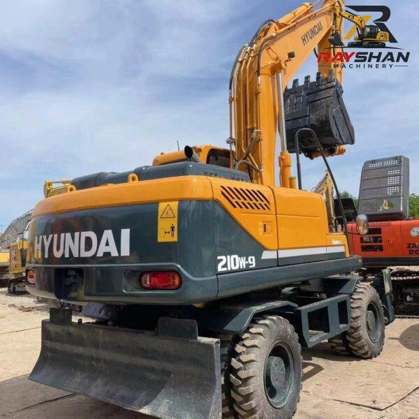 USED HYUNDAI 21OW-9 (4) Used HYUNDAI 210W-9 Excavator 21ton for sale Excellent Hydraulic Control