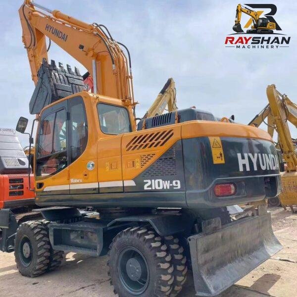 USED HYUNDAI 21OW-9 (6) Used HYUNDAI 210W-9 Excavator 21ton for sale Excellent Hydraulic Control