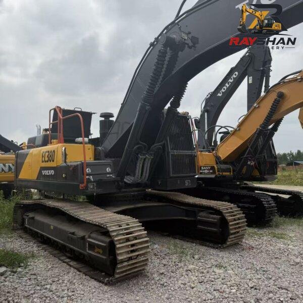 Used VOLVO 380 Excavator 38ton for sale Powerful Burst Digging Force