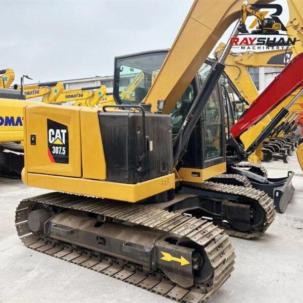 used cat 307.5 (4) Used CAT 307.5 Excavator 7.5ton for sale original paint,low fuel consumption