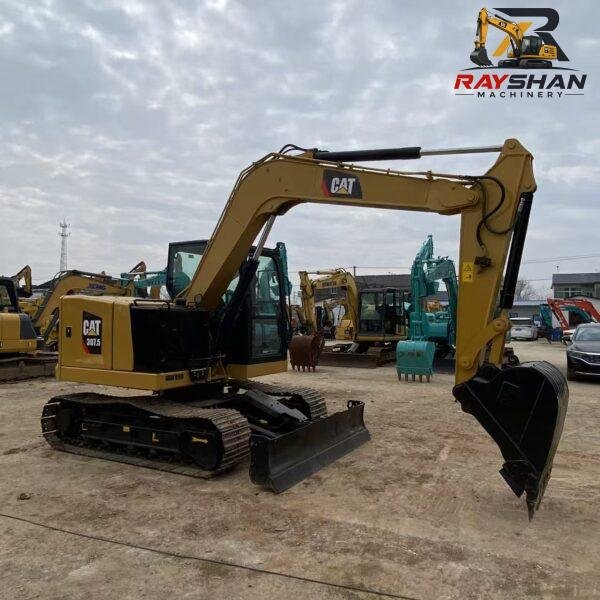used cat307.5 (3) Used CAT 307.5 Excavator 7.5ton for sale original paint,low fuel consumption