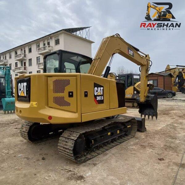 used cat307.5 (5) Used CAT 307.5 Excavator 7.5ton for sale original paint,low fuel consumption