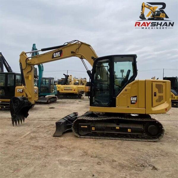 used cat307.5 (6) Used CAT 307.5 Excavator 7.5ton for sale original paint,low fuel consumption